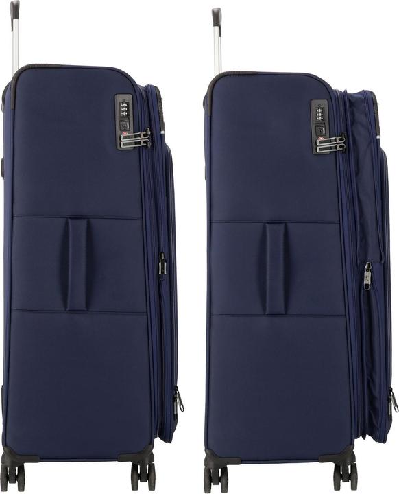 Immagine prodotto D&N Travel Line 9504 Carrello a 4 ruote L 76 cm con piega ad espansione (102 l, L (90 - 115l))