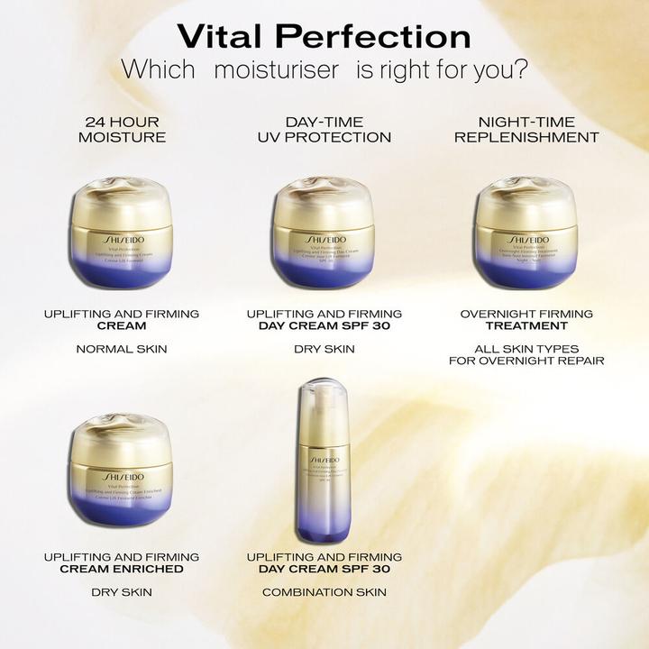 Produktbild Shiseido Vital Perfection (75 ml, 24h Creme, Bis SPF 10)