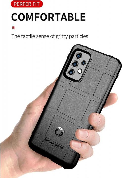 Actual product image Screenguard Samsung Galaxy A52 Rugged Shield Cover (Samsung Galaxy A52)