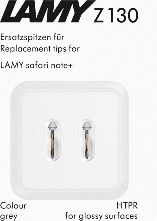 Actual product image Lamy 1x2 replacement tip Z 130 grey