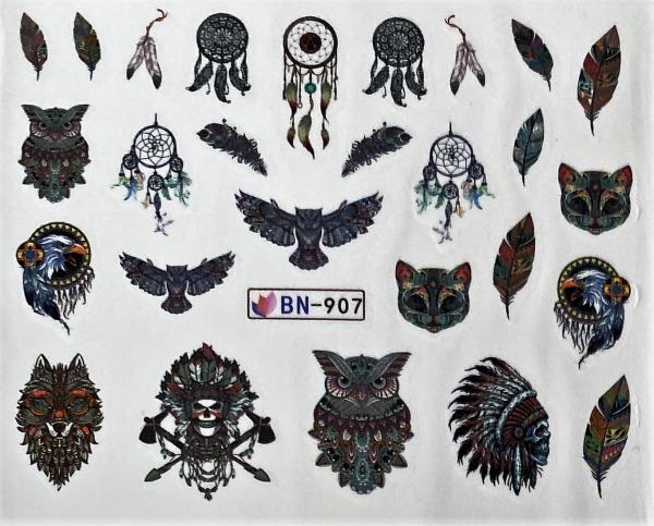 Image du produit Nagellack24 Nail Art Sticker Transfert d'eau 907 (Dissolvant pour vernis à ongles)