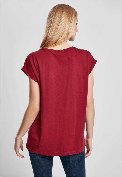 Actual product image Urban Classics Ladies Organic Extended Shoulder Tee (M)