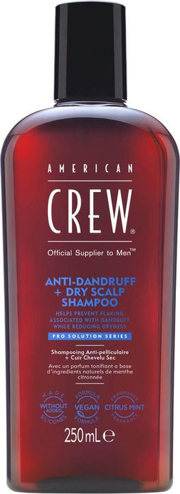 American Crew Anti-Dandruff+ Dry-Scalp (250 ml, Flüssiges Shampoo)