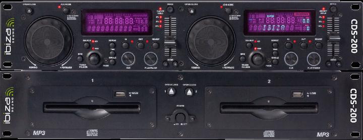 Produktbild Ibiza CDS200 DJ Doppel CD Player