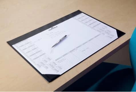 Actual product image Durable Desk pad with calendar pad (59 x 42 cm)