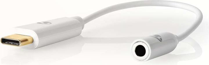 Produktbild Nedis USB-C Stecker -> Klinkenbuchse 3.5mm Länge=15cm, weiss, Blister (3.5mm Klinke, USB Typ C)