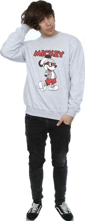 Actual product image Disney Mens Mickey Mouse Hipster Sweatshirt (S)