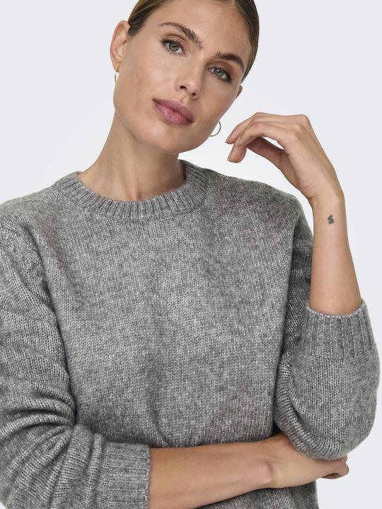 Actual product image JdY Knit Fit Round neck Ribbed cuffs Pullover Knitted jumper (XL)