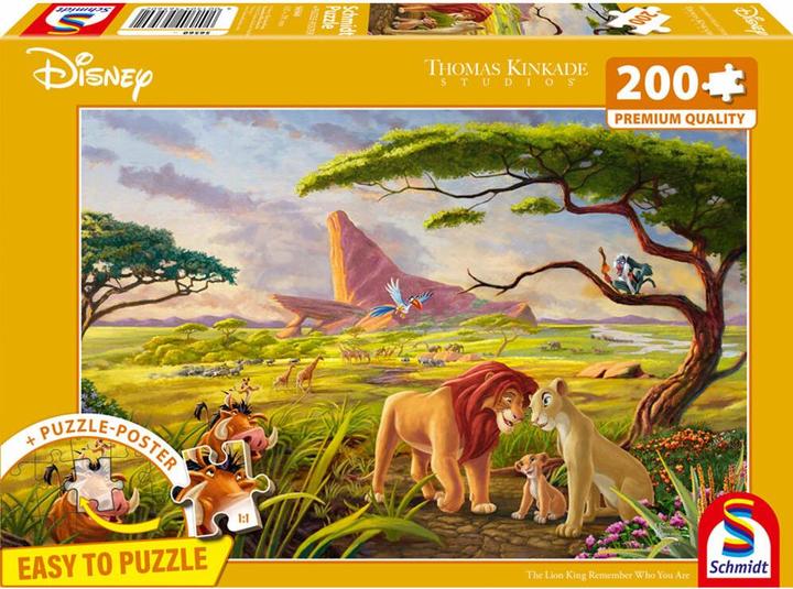 Immagine prodotto Schmidt Spiele Disney Der König der Löwen Remember Who You Are 200 Teile (200 pezzi)