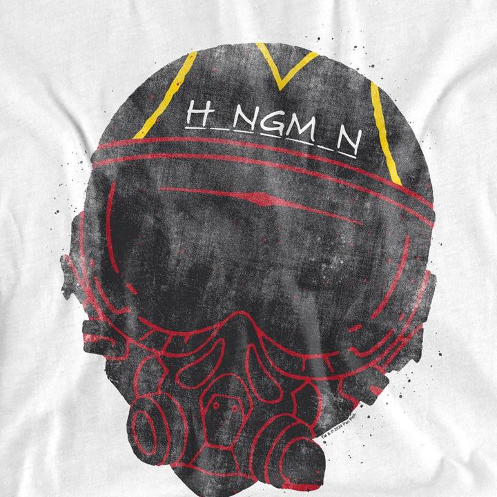 Actual product image Top Gun Unisex Adult Hangman Helmet T-Shirt (XL)