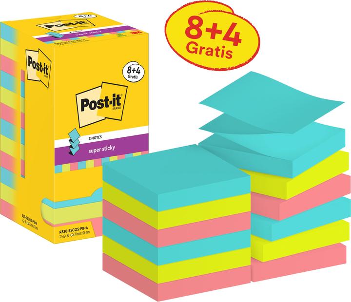 Actual product image Post-it Super Sticky (7.6 x 7.6 cm)