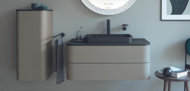 Image du produit Duravit Happy D.2 Plus Meuble sous-lavabo pour console murale, 1300x550 mm, 2 tiroirs, pour vasques
