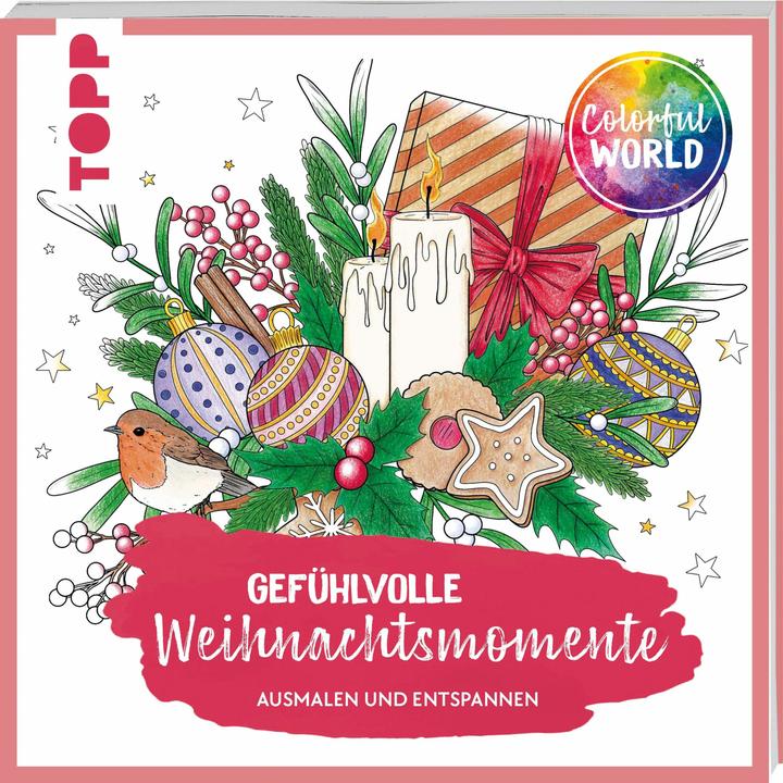 Actual product image Topp Colouring book Colorful World Christmas Moments