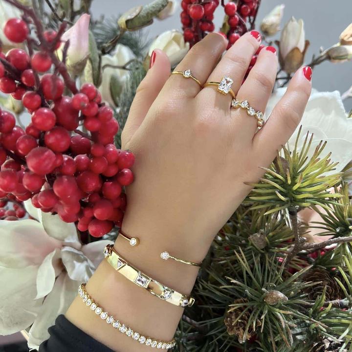 Produktbild Candy Ring Harriet, 925 Sterling Silber, vergoldet (50, 925 Silber)