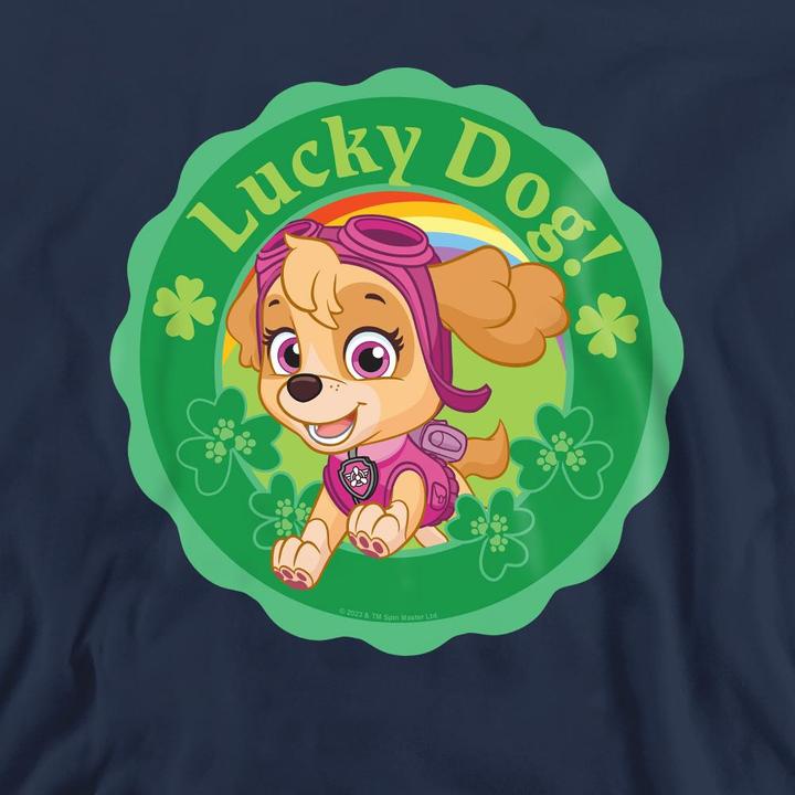 Actual product image Paw Patrol Unisex Adult Lucky Dog St Patricks Day Sweatshirt (XXL)