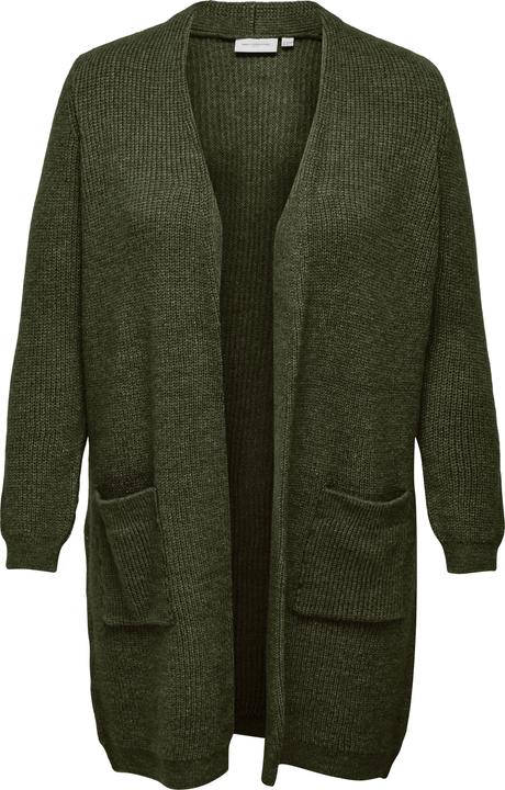 Only Curvy Langarm Strickjacke