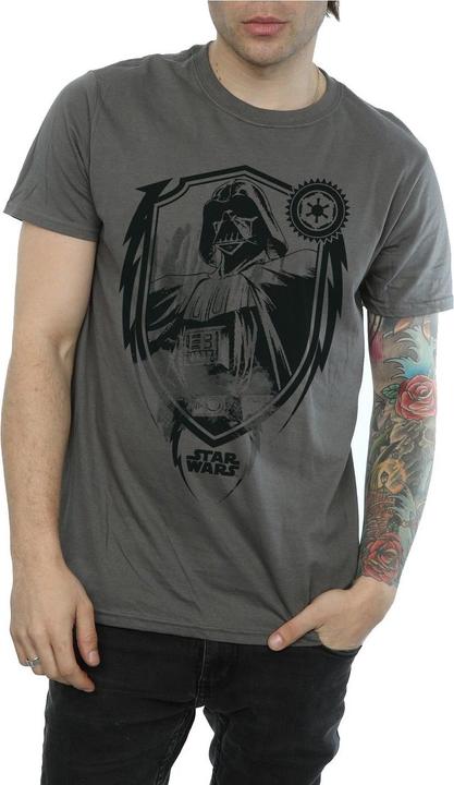 Image du produit Star Wars - T-shirt DARTH VADER SHIELD - Homme (M)