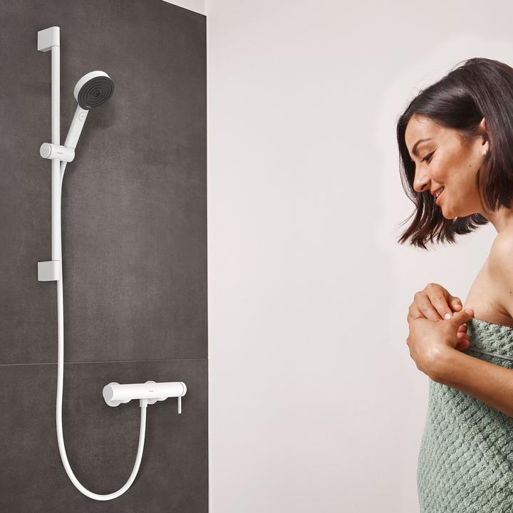 Image du produit hansgrohe HG Mitigeur monocommandé pour douche FINORIS apparent blanc mat