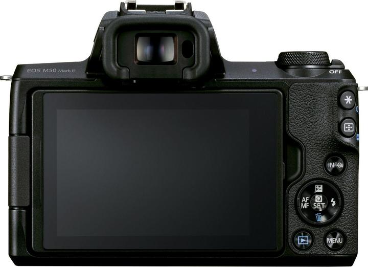 Immagine prodotto Canon EOS M50 Mark II + EF-M 15-45mm f/3.5-6.3 IS STM (15 - 45 mm, 24.10 Mpx, APS-C / DX)