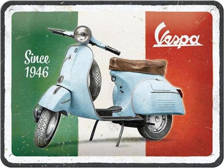 Immagine prodotto Nostalgic-Art Merchandising Insegna Vespa Since 1946 15 x 20 cm, metallo (15 x 20 cm)