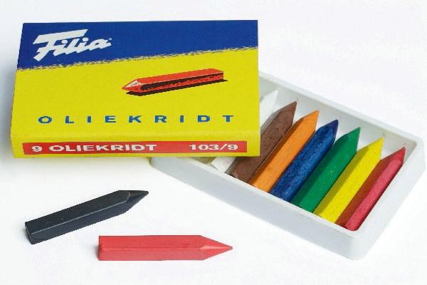 Image du produit FILA Craie à l'huile filia, sans pointe, boîte de 9. (9 x)