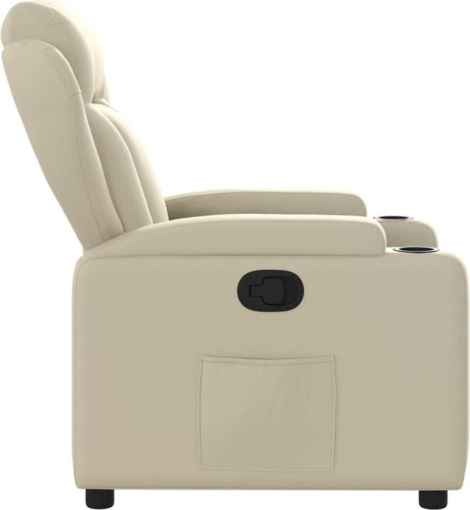 Produktbild VidaXL Relaxsessel Creme Kunstleder,Farbe: Creme,Material
