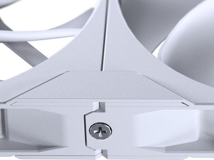 Actual product image Phanteks M25 Gen2 PWM D-RGB fan - reverse blade, 120mm, white (120 mm)