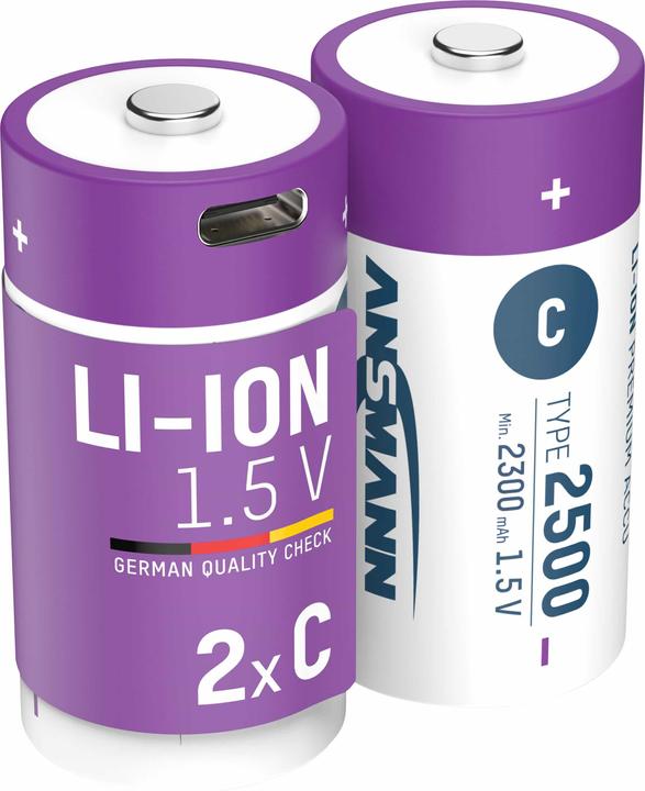 Produktbild Ansmann Baby C (2 Stk., C, 2300 mAh)