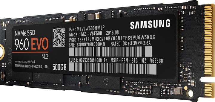Image du produit Samsung 960 Evo (500 Go, M.2)