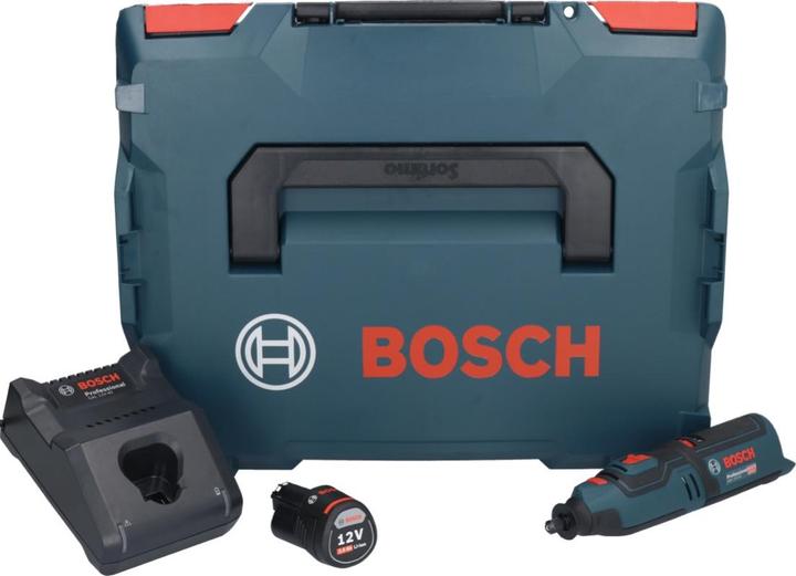 Actual product image Bosch Professional Bosch GRO 12 V-35 Professional Cordless Rotary Tool in Carry case L-Boxx + 1x Battery GBA 3.0 Ah +