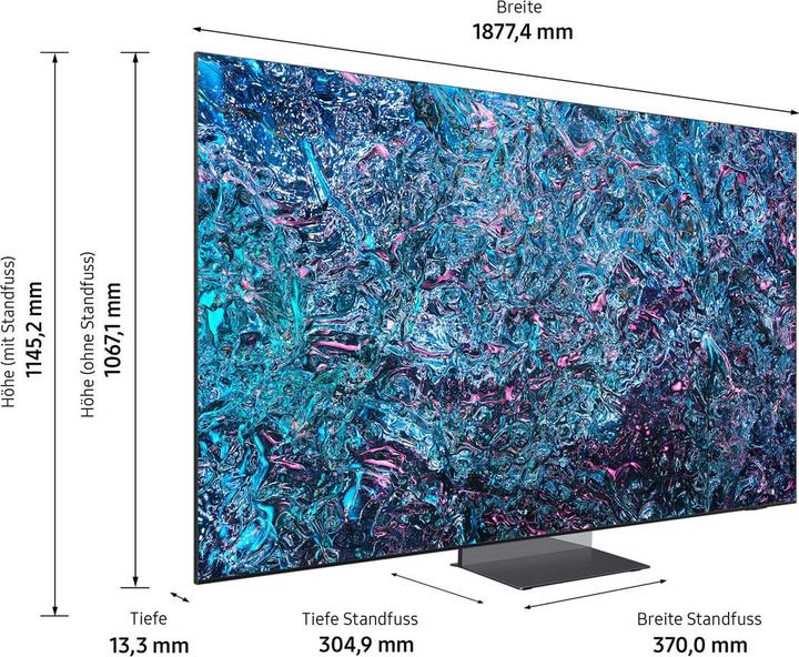 Image du produit Samsung QE85QN900D (85", QN900D, NeoQLED, 8K, 2024)