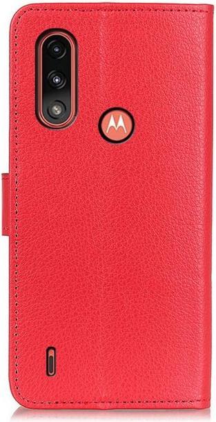 Immagine prodotto MU Classic Serie di copertine per libri in pelle Litchi (Potenza del Motorola Moto E7)