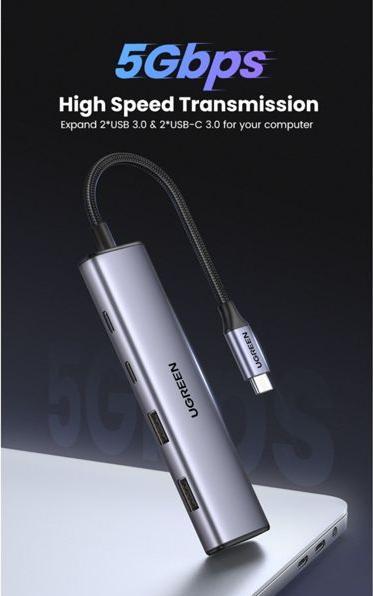 Produktbild Ugreen CM473 (USB-C, 4 Ports)