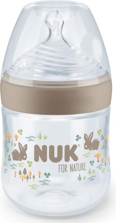 Immagine prodotto NUK per il biberon Nature con controllo della temperatura, con tettarella in silicone simile al seno in (150 ml)