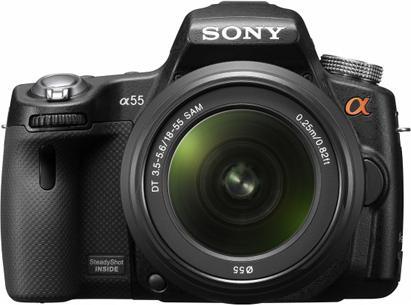 Immagine prodotto Sony Alpha SLT-A55VL, 16,2 MP, FullHD, GPS, Kit 18-55 mm