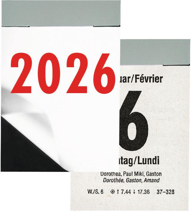 Produktbild Biella Abreisskalender Tag (4 x 5.9 cm, Französisch, Deutsch)