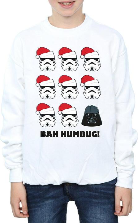 Actual product image Star Wars Boys Christmas Humbug Sweatshirt (116)
