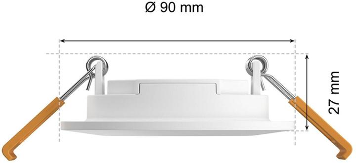 Produktbild Philips Hue White & Color Ambiance Slim Recessed (700 lm)