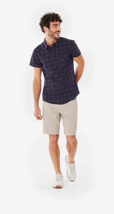 Produktbild Forclaz Hemd Herren kurzarm - NH100 blau (S)