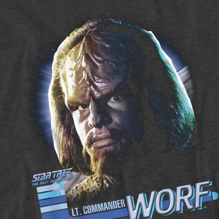 Actual product image Unisex Adult The Next Generation Worf T-Shirt (M)