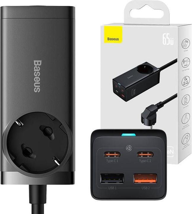 Actual product image Baseus GaN3 Pro Desktop Powerstrip (65 W)