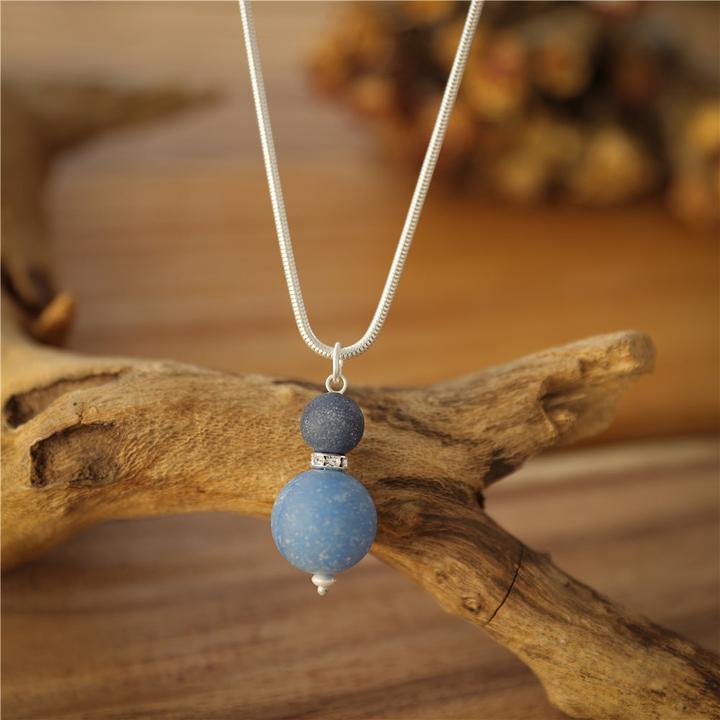 Actual product image Andreani Necklace with genuine blue aventurine (8 cm)