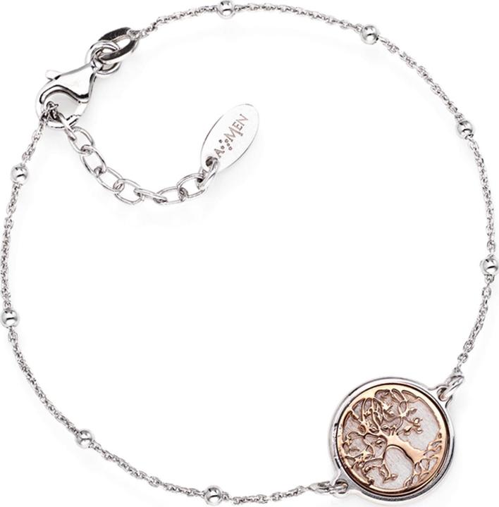 Image du produit Amen Bracelet élégant en argent BRAL3 (L) (17 cm, Argent 925)