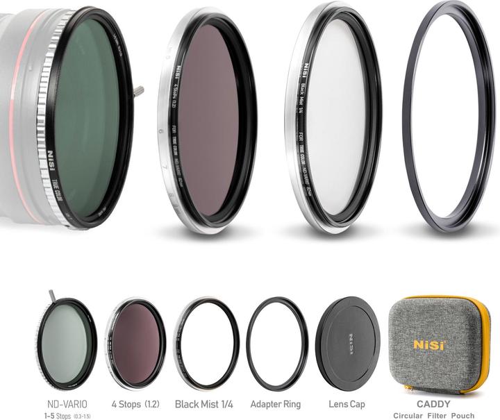 Produktbild Nisi Swift VND Mist Kit (82 mm, Black Mist Filter, 82 mm)