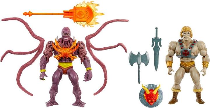 Produktbild Mattel Masters of the Universe x Stranger Things Origins Actionfiguren 2er-Pack He-Man & Vecna