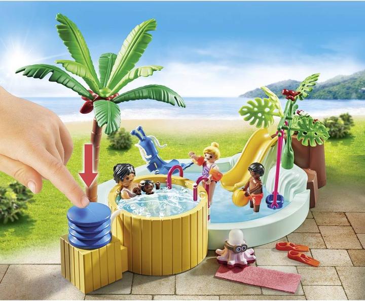 Immagine prodotto Playmobil Piscina per bambini con idromassaggio (71529, Playmobil La mia vita)