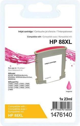 Image du produit Office Depot Cartouche d'encre Compatible HP 88XL C9392A Magenta (M)