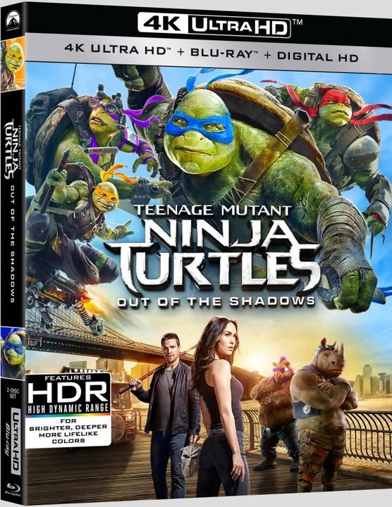 Immagine prodotto Teenage Mutant Ninja Turtles - Out of the Shadows (4k Blu-ray, 2016, Tedesco)
