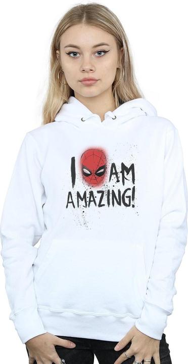Immagine prodotto Spider-Man I Am Amazing Felpa con Cappuccio Donna (XL)