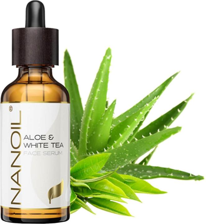 Produktbild Nanoil Gesichtsserum mit Aloe Vera und weissem Tee (50 ml)